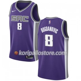 Sacramento Kings Bogdan Bogdanovic 8 Nike 2017-18 Violetti Miesten Pelipaidat Swingman 
